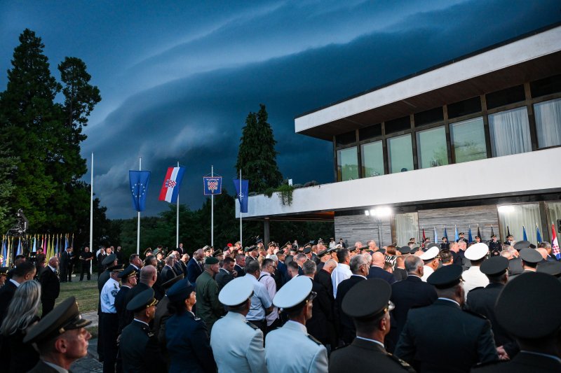 Prijem na Pantovčaku uoči 29. obljetnice VRO Oluja