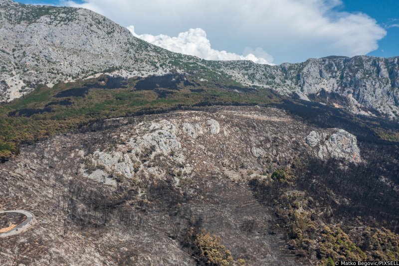 Biokovo nakon požara