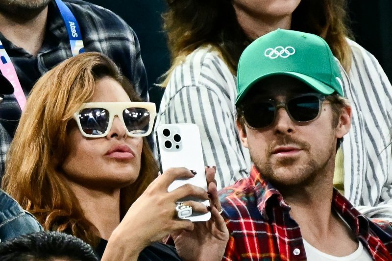 Ryan Gosling i Eva Mendes na Olimpijskim igrama