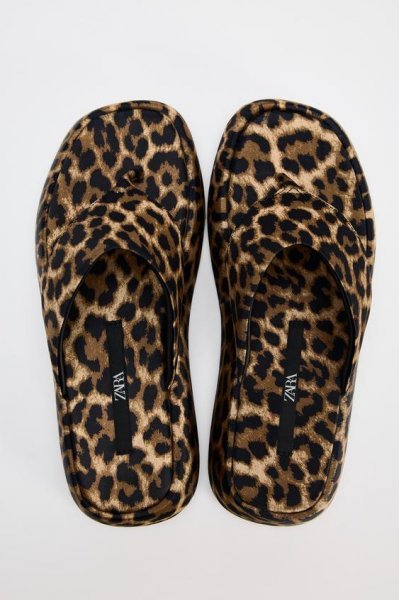 Sandale iz Zare leopard uzorka