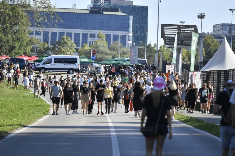 Gužva uoči koncerta Eda Sheerana