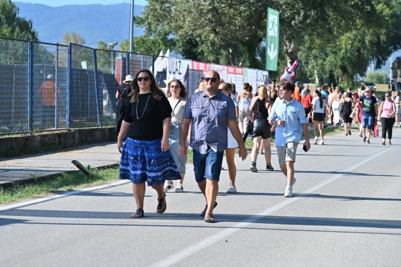 Gužva uoči koncerta Eda Sheerana