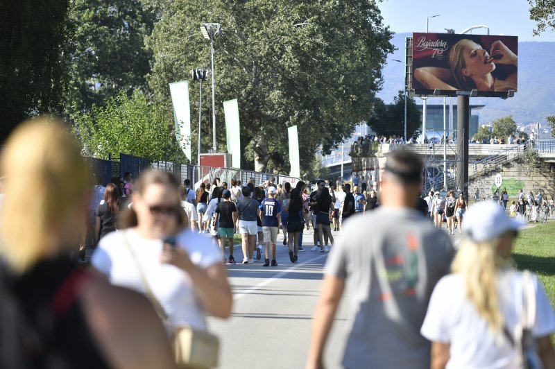 Gužva uoči koncerta Eda Sheerana