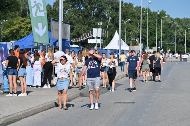 Gužva uoči koncerta Eda Sheerana