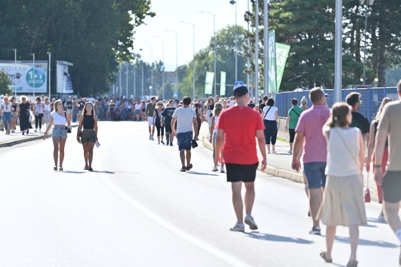 Gužva uoči koncerta Eda Sheerana