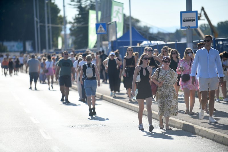 Gužva uoči koncerta Eda Sheerana