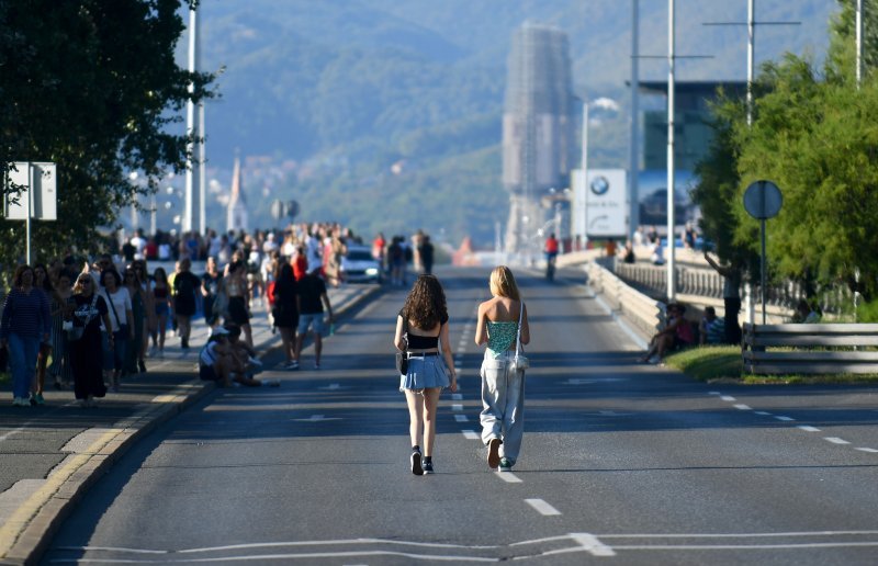 Gužva uoči koncerta Eda Sheerana