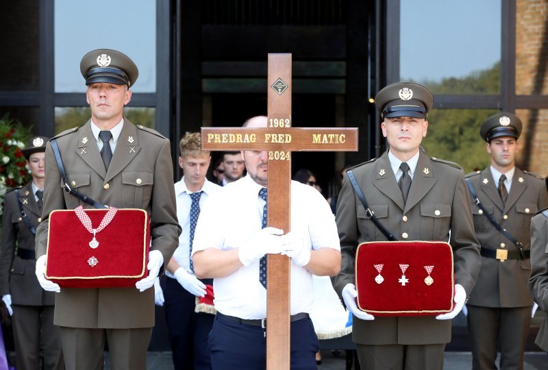 Pogreb Predraga Freda Matića na Krematoriju