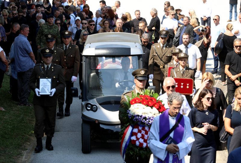 Pogreb Predraga Freda Matića na Krematoriju