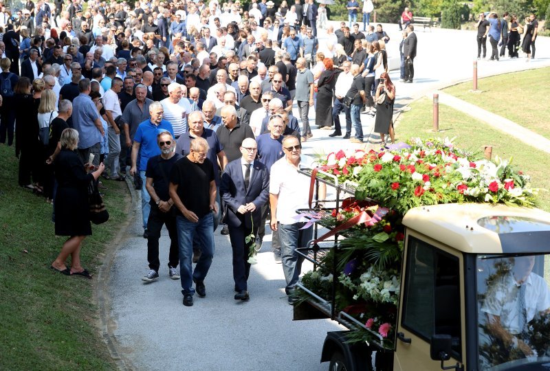 Pogreb Predraga Freda Matića na Krematoriju