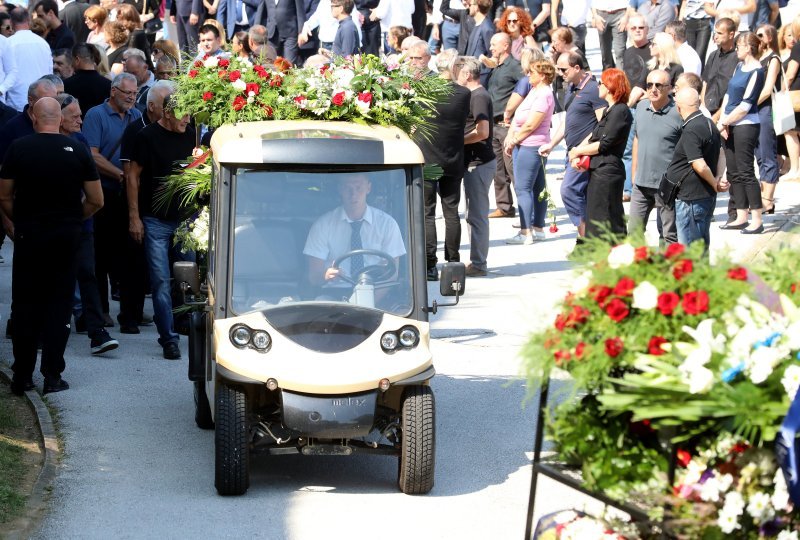 Pogreb Predraga Freda Matića na Krematoriju