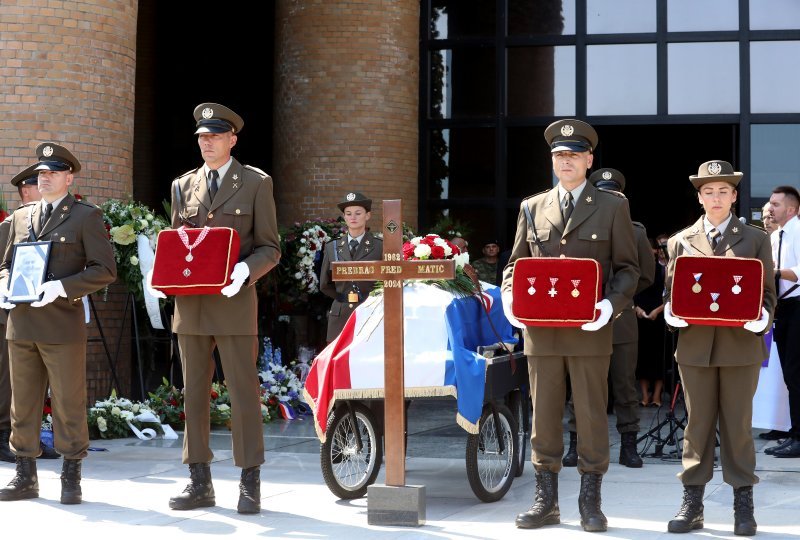 Pogreb Predraga Freda Matića na Krematoriju