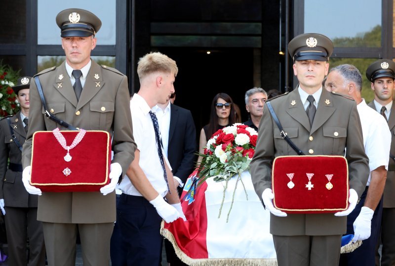 Pogreb Predraga Freda Matića na Krematoriju