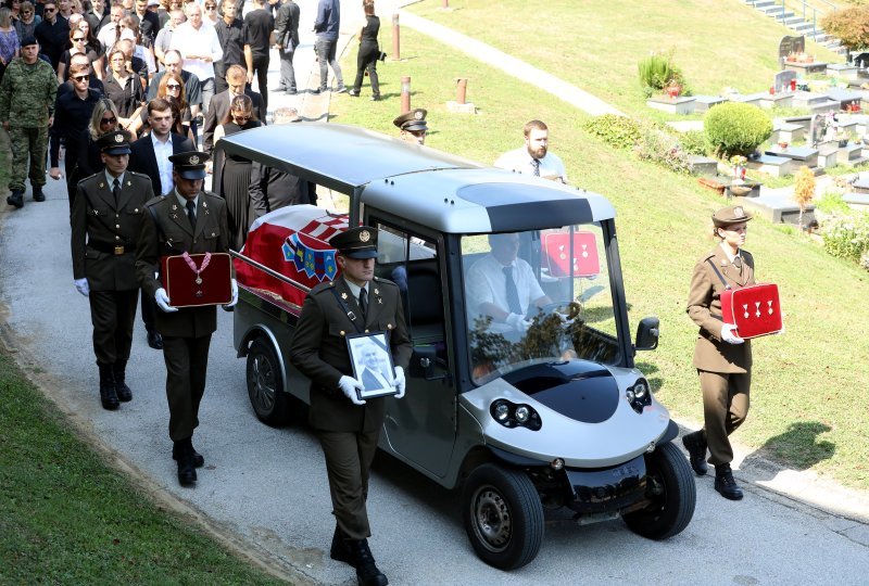 Pogreb Predraga Freda Matića na Krematoriju