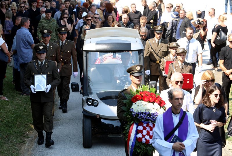 Pogreb Predraga Freda Matića na Krematoriju