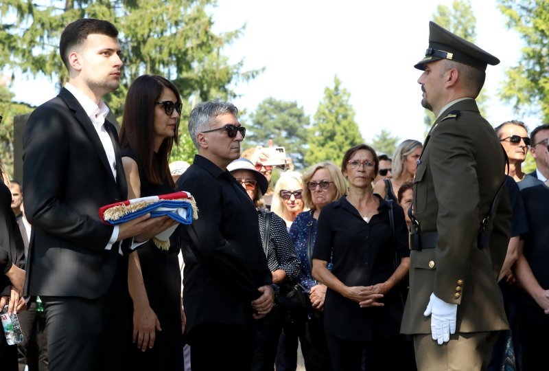 Posljednji ispraćaj Predraga Freda Matića na Mirogoju