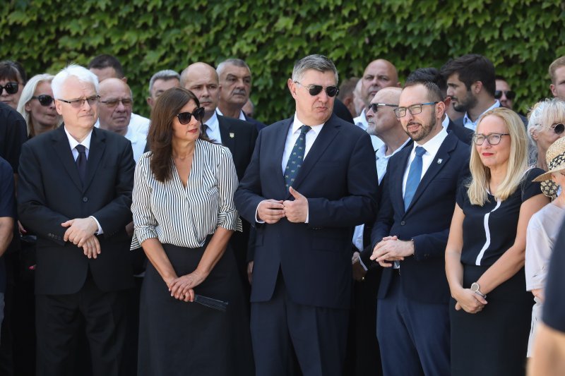 Posljednji ispraćaj Predraga Freda Matića na Mirogoju