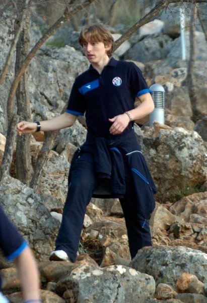 Luka Modrić na počecima karijere