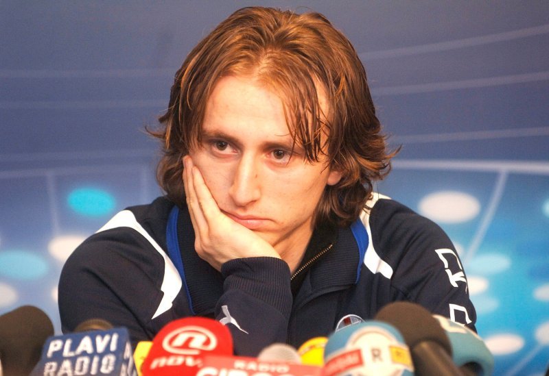 Luka Modrić na počecima karijere