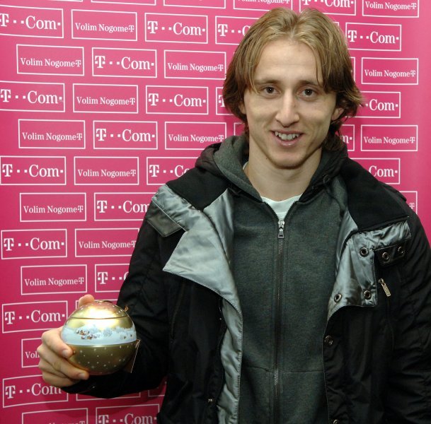 Luka Modrić na počecima karijere