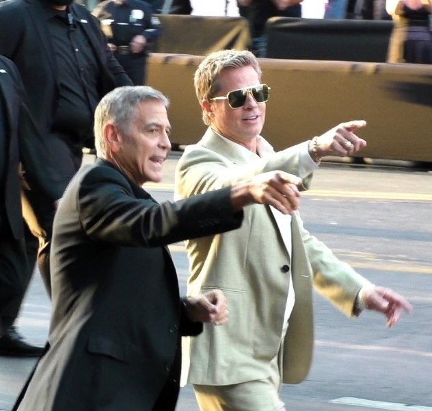 George Clooney i Brad Pitt