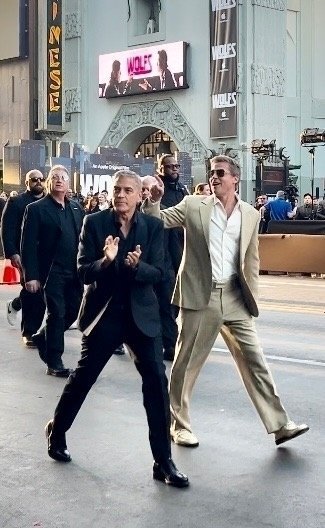 George Clooney i Brad Pitt