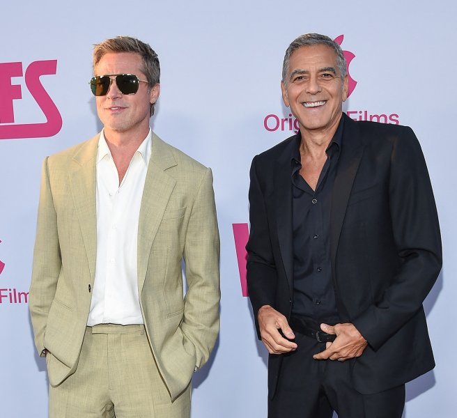 George Clooney i Brad Pitt