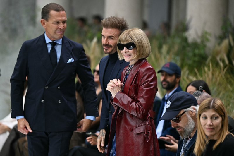 David Beckham i Anna Wintour