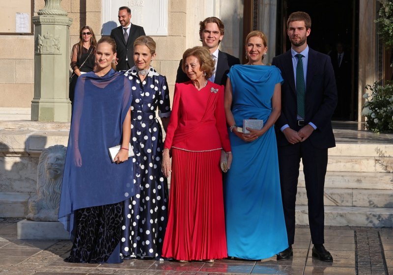 Irene Urdanagarin, Infanta Elena de Borbon, Kraljica Sofia od Grčke, Infanta Cristina de Borbon, Miguel Urdangarin i Juan Urdangarin