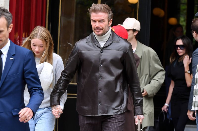 David, Harper, Victoria Beckham