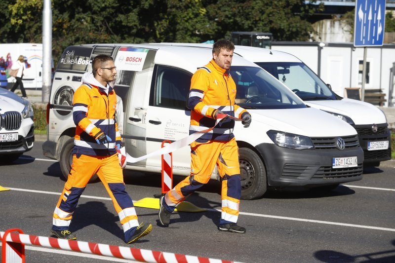 radovi u Vukovarskoj ulici u Zagrebu