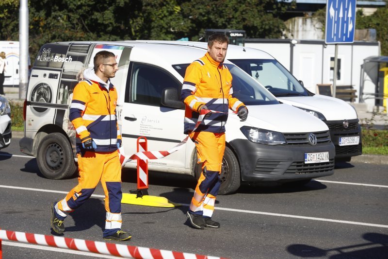 radovi u Vukovarskoj ulici u Zagrebu