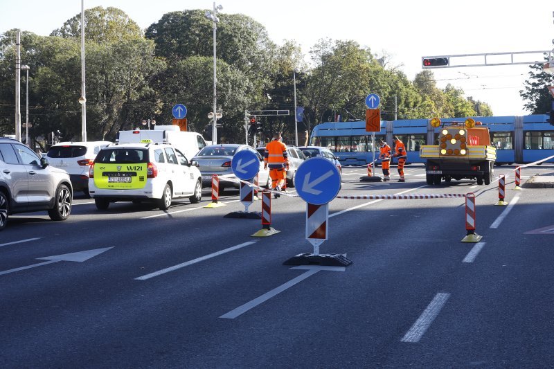 radovi u Vukovarskoj ulici u Zagrebu