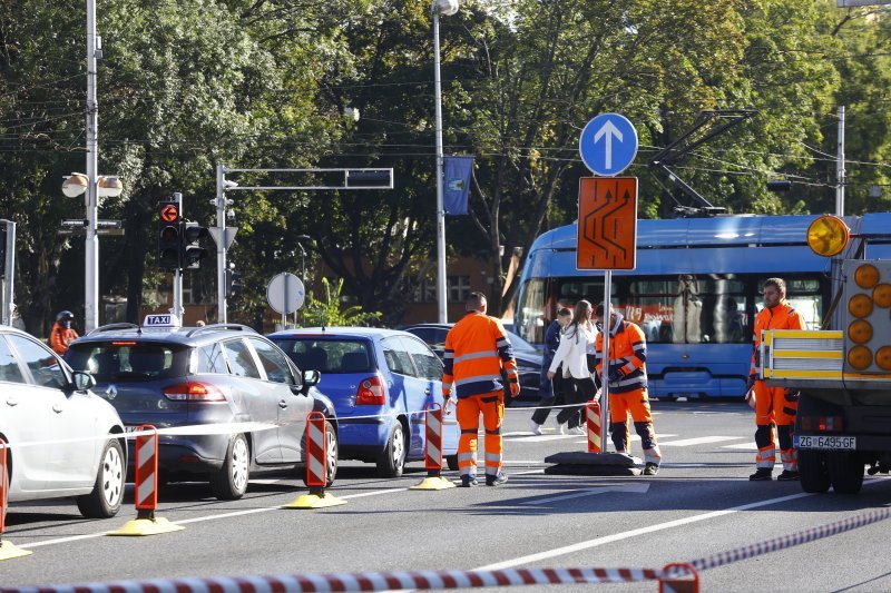 radovi u Vukovarskoj ulici u Zagrebu