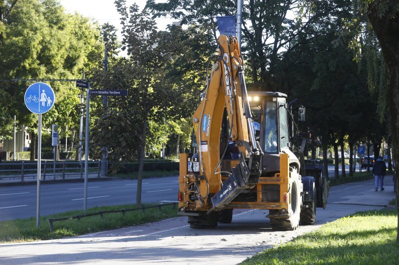 radovi u Vukovarskoj ulici u Zagrebu