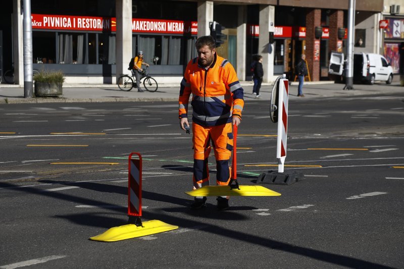 radovi u Vukovarskoj ulici u Zagrebu