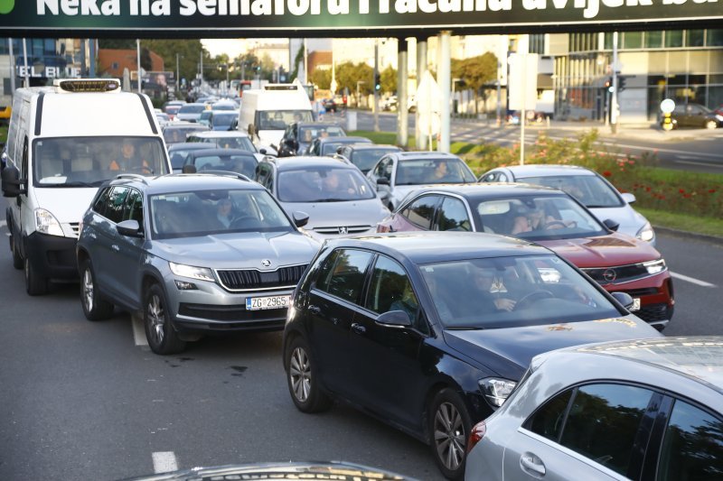 Prometni kolaps u Zagrebu