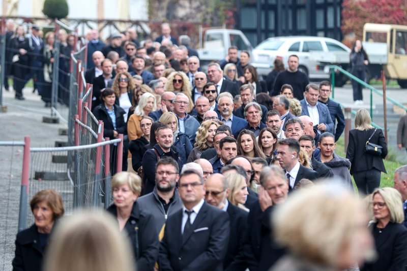 Ispraćaj Ante Ćorušića na Mirogoju