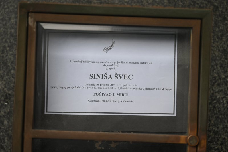 Posljednji ispraćaj Siniše Šveca