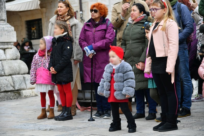 Badnje jutro na Stradunu