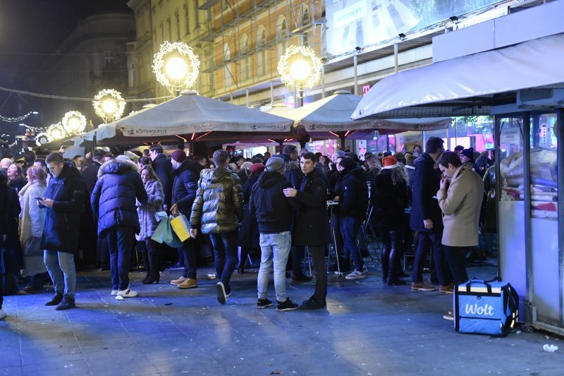 Slavlje na Badnjak u centru Zagreba