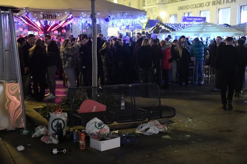 Slavlje na Badnjak u centru Zagreba