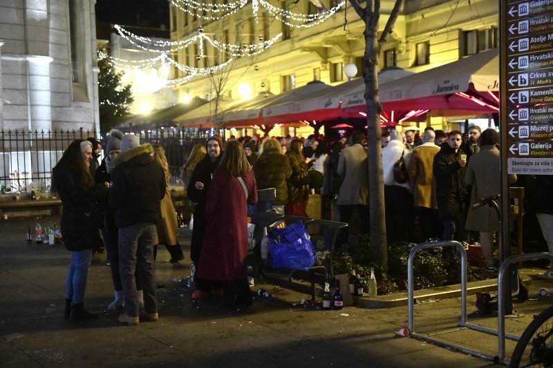 Slavlje na Badnjak u centru Zagreba