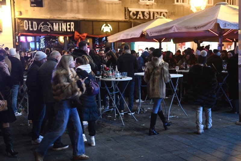 Slavlje na Badnjak u centru Zagreba