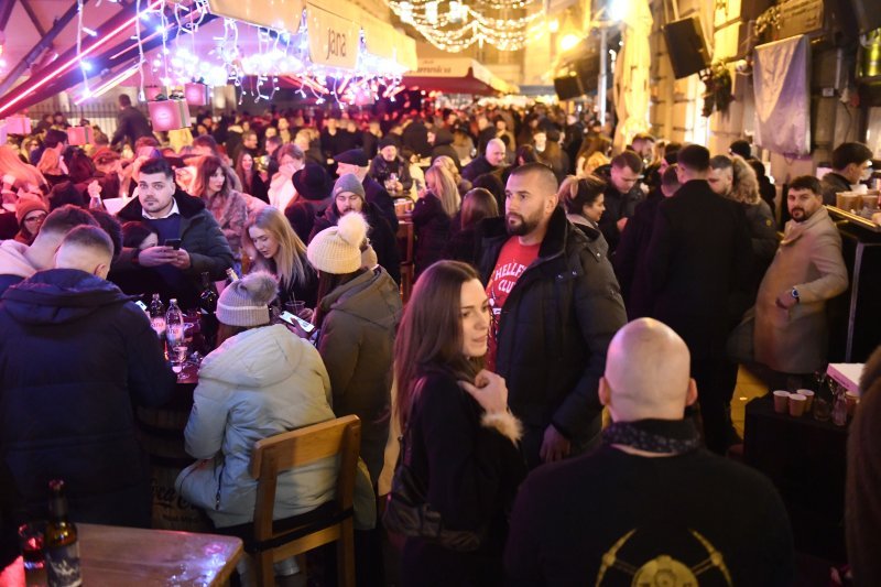 Slavlje na Badnjak u centru Zagreba