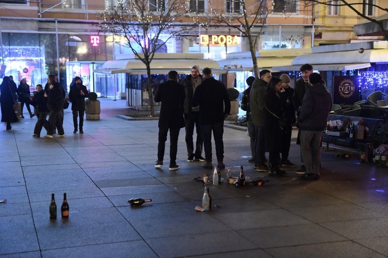 Slavlje na Badnjak u centru Zagreba