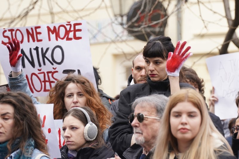 Zagrebački studenti dali podršku kolegama iz Srbije