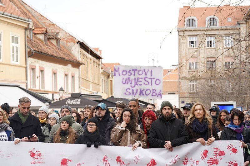 Zagrebački studenti dali podršku kolegama iz Srbije