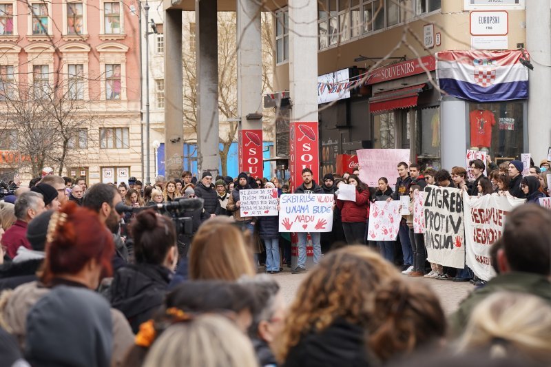 Zagrebački studenti dali podršku kolegama iz Srbije