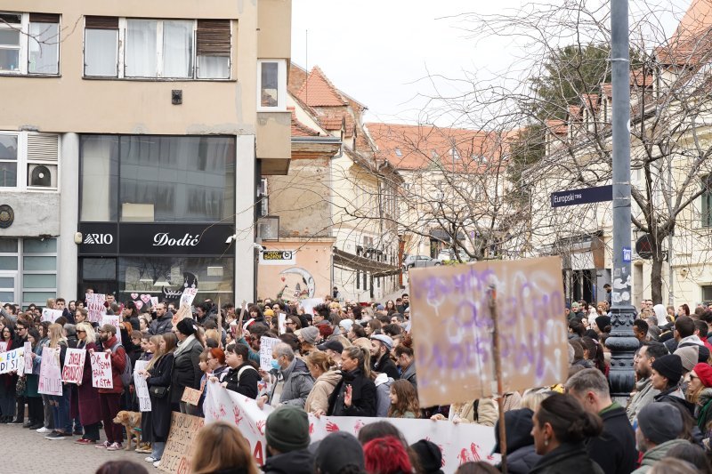 Zagrebački studenti dali podršku kolegama iz Srbije